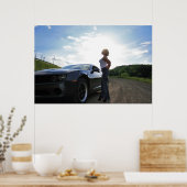 Camaro Girl Poster (Küche)