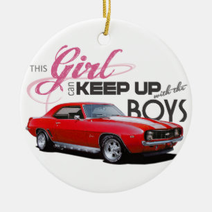 Camaro Girls Keramikornament