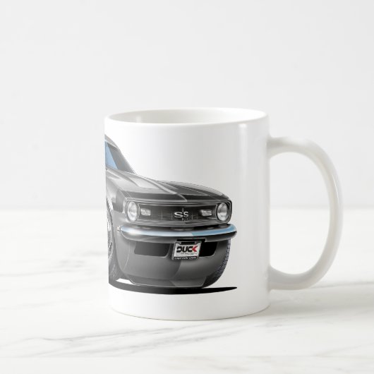 Camaro Grau-Schwarzes Auto 1968 Kaffeetasse (Rechts)