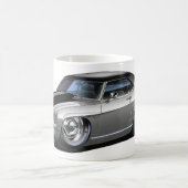 Camaro Grau-Schwarzes Auto 1969 Kaffeetasse (Mittel)
