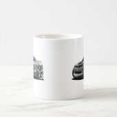 Camaro Grau-Schwarzes Auto 2010-12 Kaffeetasse (Mittel)