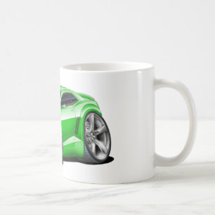 Camaro Grün-Schwarzes Auto 2010-11 Kaffeetasse