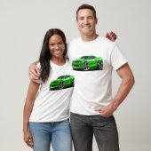Camaro grünes Auto 2010-12 T-Shirt (Unisex)