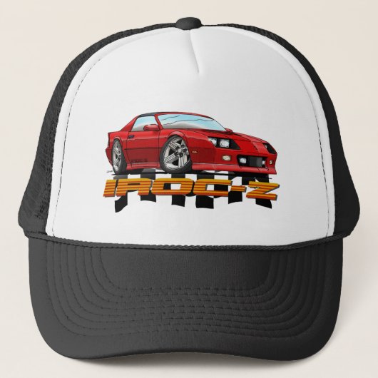 CAMARO_IROC_Z_red Truckerkappe (Vorderseite)