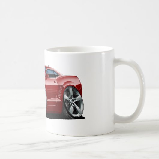 Camaro Kastanienbraun-Weißes Auto 2010-12 Kaffeetasse (Rechts)
