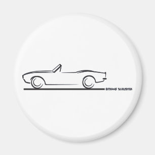 Camaro-Konvertible BLK 1968 Magnet