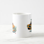 Camaro Orange-Schwarzes Auto 1970-72 Kaffeetasse (Mittel)