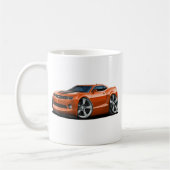 Camaro Orange-Schwarzes Auto 2010-12 Kaffeetasse (Links)