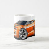 Camaro Orange-Schwarzes Kabriolett 2012 Kaffeetasse (Mittel)