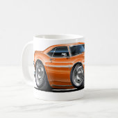 Camaro Orange-Weißes Auto 1968 Kaffeetasse (Vorderseite Links)