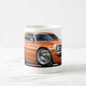 Camaro Orange-Weißes Auto 1968 Kaffeetasse (Mittel)