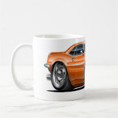 Camaro Orange-Weißes Auto 1968 Kaffeetasse (Links)