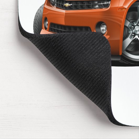 Camaro Orangen-Auto 2010-12 Mousepad (Ecke)