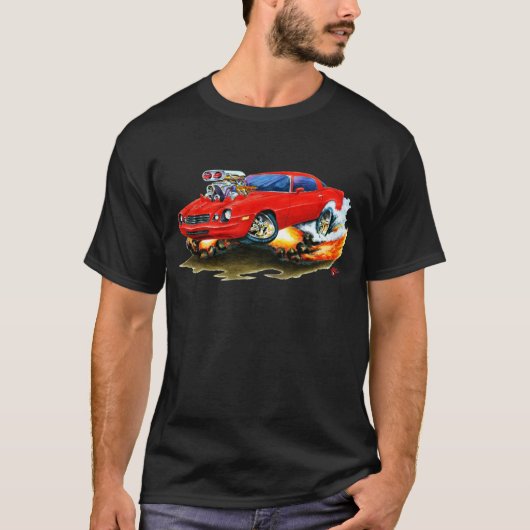 Camaro Rot-Auto 1979-81 T-Shirt (Vorderseite)