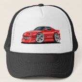 Camaro Rot-Auto 1982-92 Truckerkappe (Vorderseite)