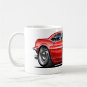 Camaro Rot-Weißes Auto 1968 Kaffeetasse (Links)