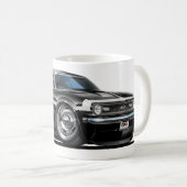 Camaro Schwarz-weißes Auto 1968 Kaffeetasse (VorderseiteRechts)
