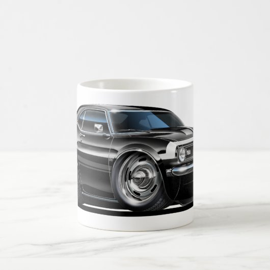 Camaro Schwarz-weißes Auto 1968 Kaffeetasse (Mittel)