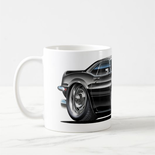 Camaro Schwarz-weißes Auto 1968 Kaffeetasse (Links)
