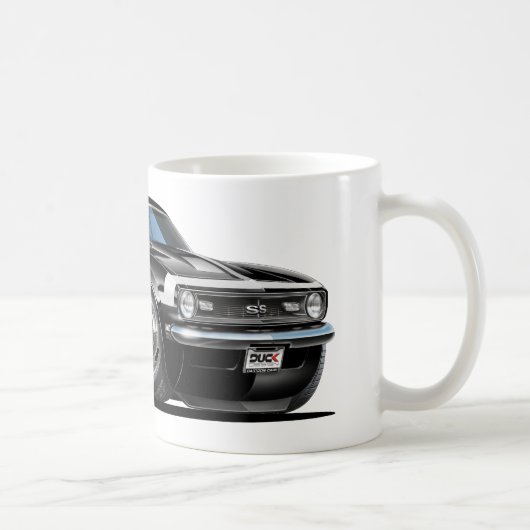 Camaro Schwarz-weißes Auto 1968 Kaffeetasse (Rechts)