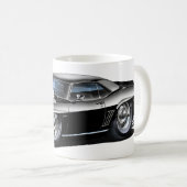 Camaro Schwarz-weißes Auto 1969 Kaffeetasse (VorderseiteRechts)