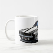Camaro Schwarz-weißes Auto 1969 Kaffeetasse (Links)