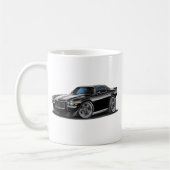 Camaro Schwarzes 1970-73/weißes Auto Kaffeetasse (Links)