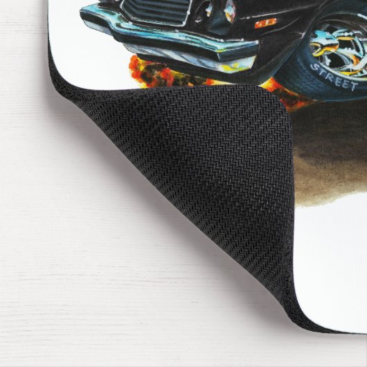 Camaro schwarzes Auto 1974-78 Mousepad (Ecke)