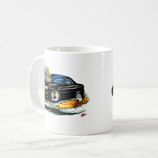 Camaro schwarzes Auto 1998-02 Kaffeetasse (Vorderseite Links)
