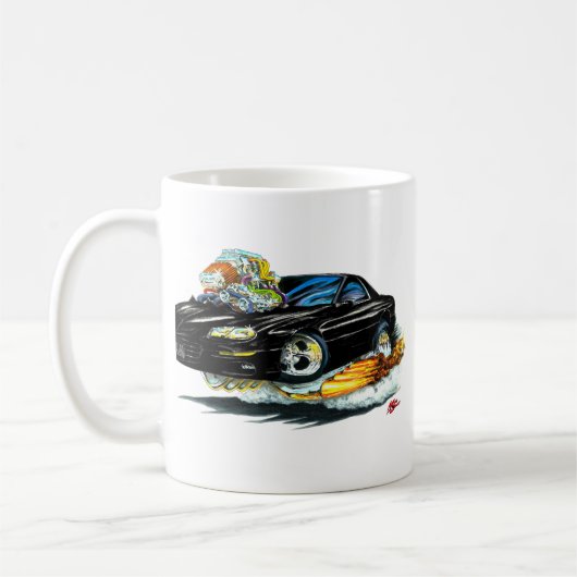 Camaro schwarzes Auto 1998-02 Kaffeetasse (Links)