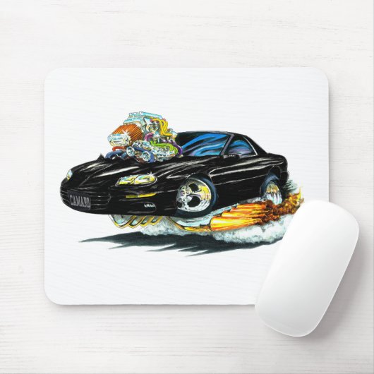 Camaro schwarzes Auto 1998-02 Mousepad (Mit Mouse)