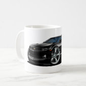 Camaro schwarzes Auto 2010-12 Kaffeetasse (Vorderseite Links)