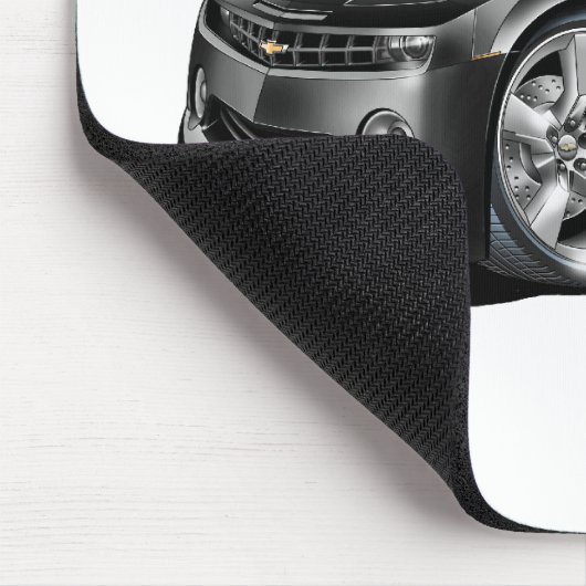 Camaro schwarzes Kabriolett 2012 Mousepad (Ecke)