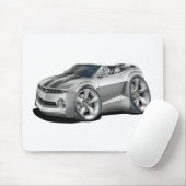 Camaro Silber-Schwarzes Kabriolett 2012 Mousepad (Mit Mouse)