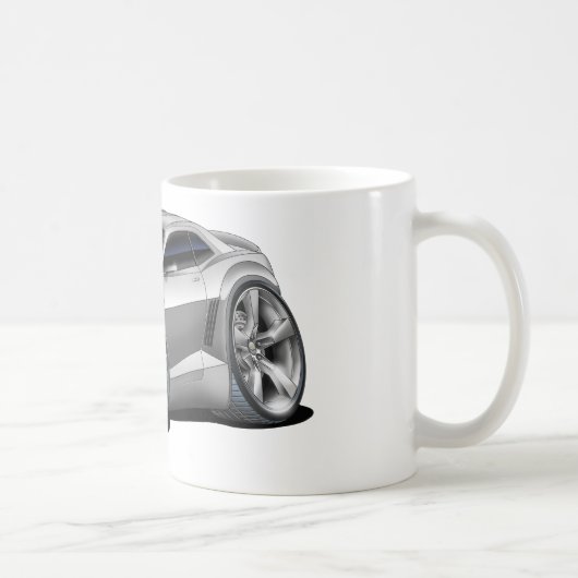 Camaro silbernes Auto 2010-11 Kaffeetasse (Rechts)