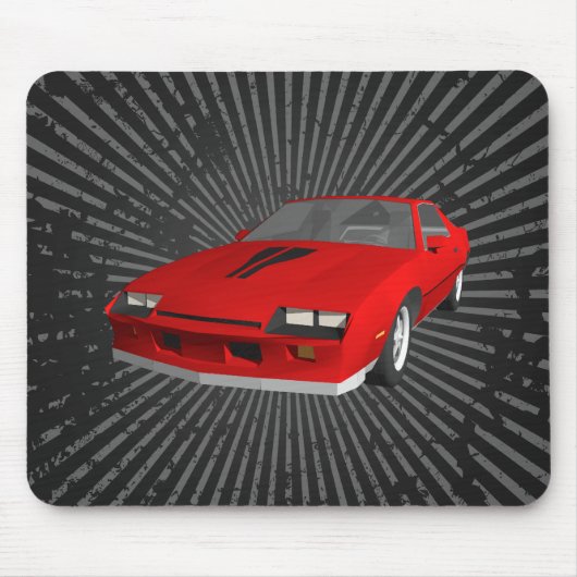Camaro Sportwagen der 80er Jahre: Benutzerdefinier Mousepad (Vorne)