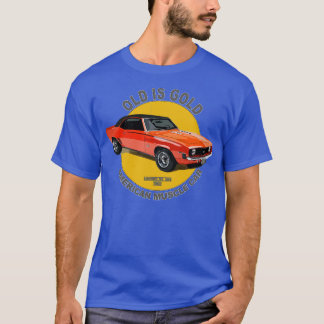 Camaro SS 396 American Muscle 60er 70er Old is Gol T-Shirt
