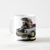 Camaro SS Grau-Schwarzes Auto 1969 Kaffeetasse (Vorderseite Links)