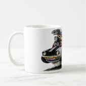 Camaro SS Grau-Schwarzes Auto 1969 Kaffeetasse (Links)