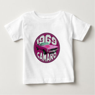 Camaro SS Pink 1969 Baby T-shirt