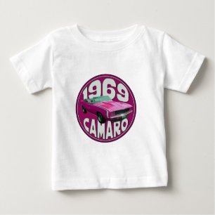 Camaro SS Rosa 1969 Baby T-shirt