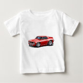Camaro SS Rot-Auto 1969 Baby T-shirt (Vorderseite)
