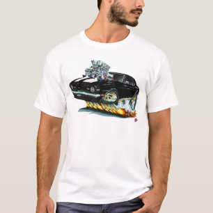 Camaro SS Schwarz-weißes Auto 1968 T-Shirt