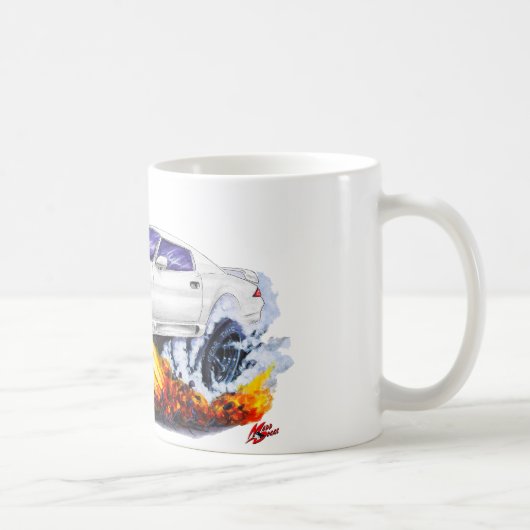 Camaro Weiß-Auto 1982-92 Kaffeetasse (Rechts)