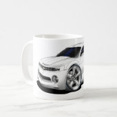 Camaro Weiß-Auto 2010-11 Kaffeetasse (Vorderseite Links)