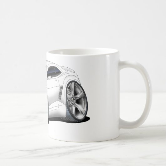 Camaro Weiß-Auto 2010-11 Kaffeetasse (Rechts)