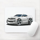 Camaro Weiß-Auto 2010-12 Mousepad (Mit Mouse)