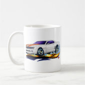 Camaro Weiß-Orange Auto 2010 Kaffeetasse (Links)