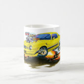 Camaro Z28 Gelb-Schwarzes Auto 1979-81 Kaffeetasse (Mittel)