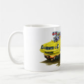 Camaro Z28 Gelb-Schwarzes Auto 1979-81 Kaffeetasse (Links)